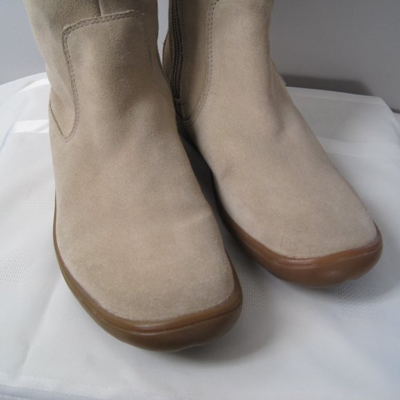TIMBERLAND Women's Tan Suede Knee High Boots - SIZE 6.5 - PRE-OWNED - Picture 2 of 14